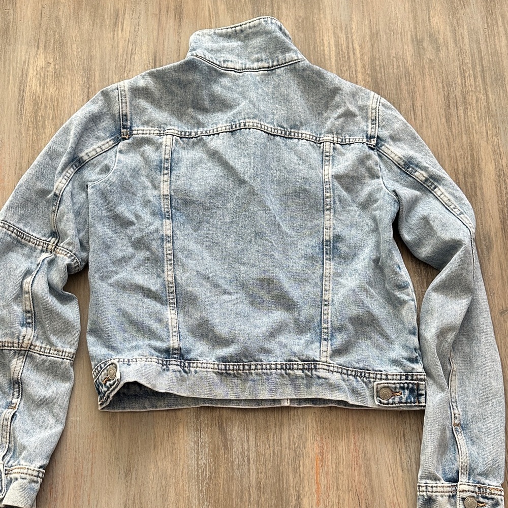 Free People Light Blue Jean Jacket - Picture 12 of 16